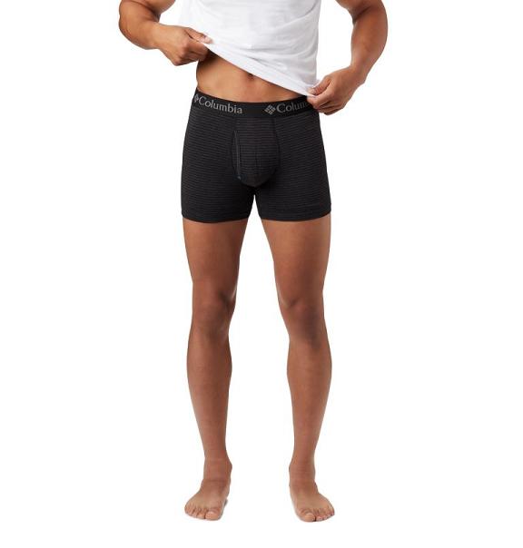 Columbia Performance Cotton Stretch Underwear Black For Men's NZ62893 New Zealand